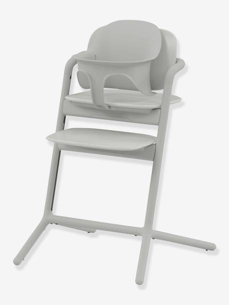 Set 4-en-1 chaise haute évolutive avec transat Cybex Lemo 2 bleu+gris+Sand white - vertbaudet enfant 