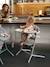 Set 4-en-1 chaise haute évolutive avec transat Cybex Lemo 2 bleu+gris+Sand white - vertbaudet enfant 