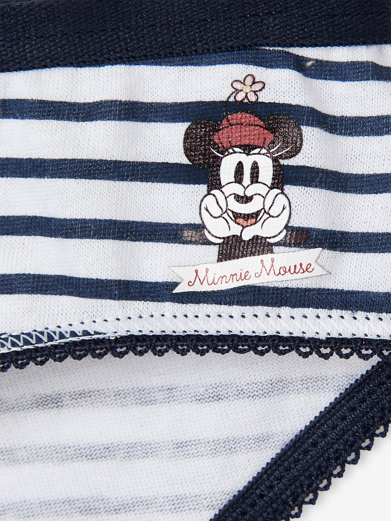 Disney Minnie - Lot de 3 Culottes Coton Fille - bio ou classique