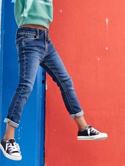 Jongens-Broek-Slim fit jeans Basics jongens