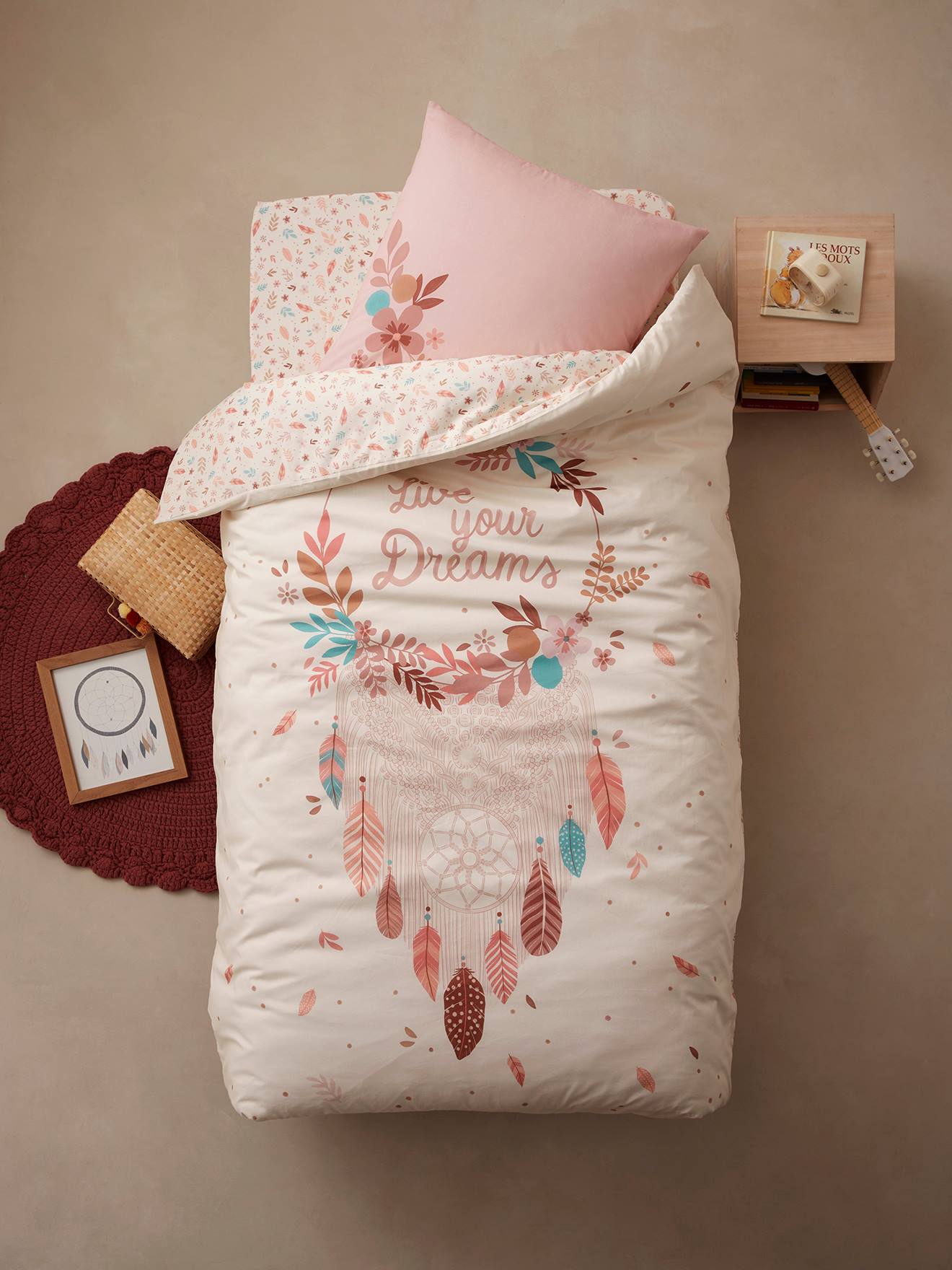 Vertbaudet Kinderset Dreamcatcher Ecru