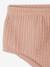 Cache couche bébé en gaze de coton écru+rose poudré - vertbaudet enfant 