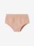 Cache couche bébé en gaze de coton écru+rose poudré - vertbaudet enfant 
