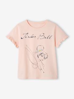 T-shirt fille manches courtes volantées Disney® Fée Clochette  - vertbaudet enfant