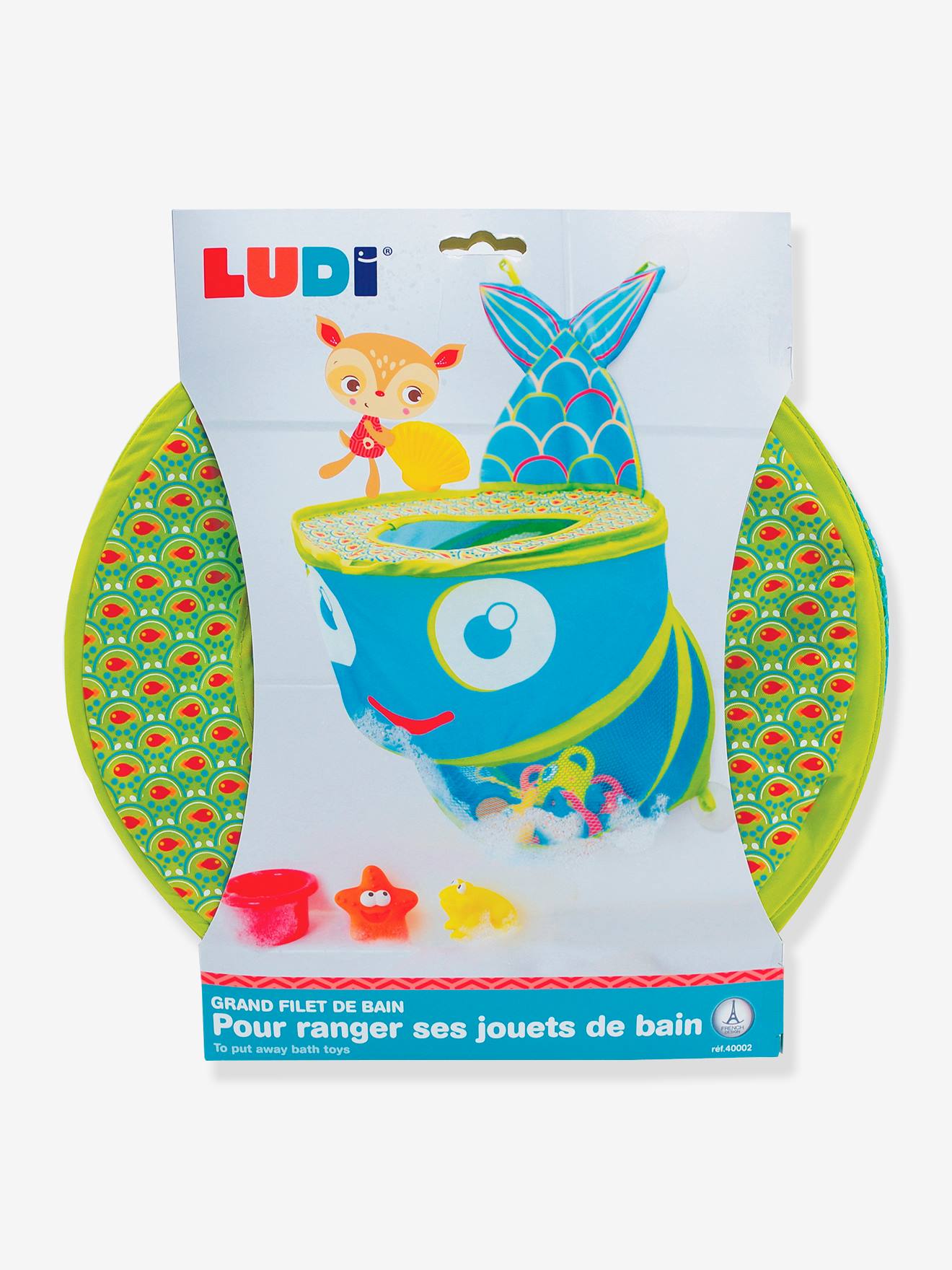 Grand filet de bain Ludi bébé baby rangement jouets de bain bath toys