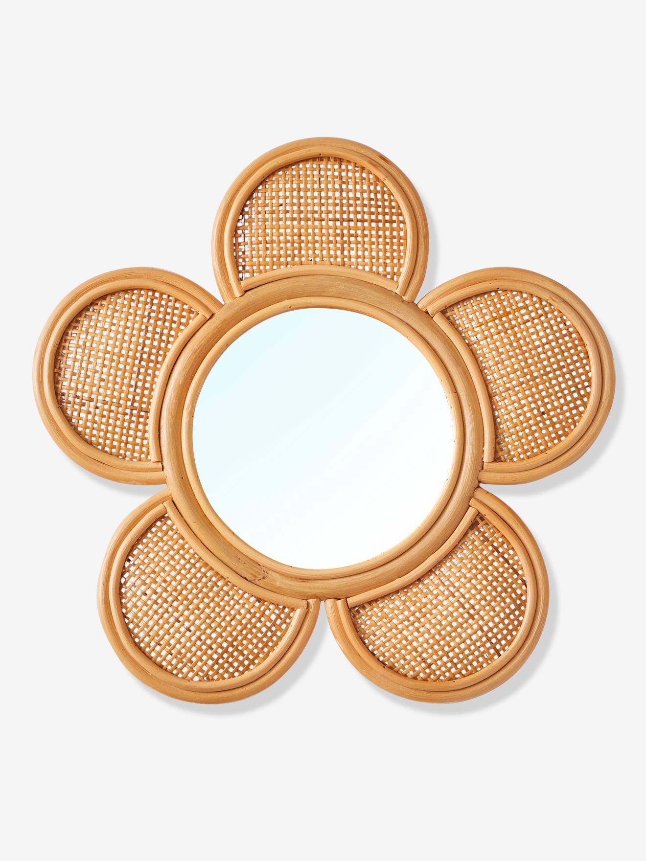 Patère En Rotin VERTBAUDET - 5 Crochets Naturel 60cm Pour Chambre Enfant