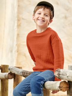 Jongens-Trui, vest, sweater-Gewatteerd jongenssweater