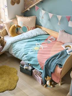 Linge de maison et décoration-Linge de lit enfant-Parure enfant housse de couette + taie d'oreiller BOHO