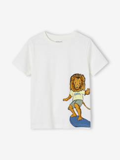 Jongens-Jongensshirt met leuk dierenmotief