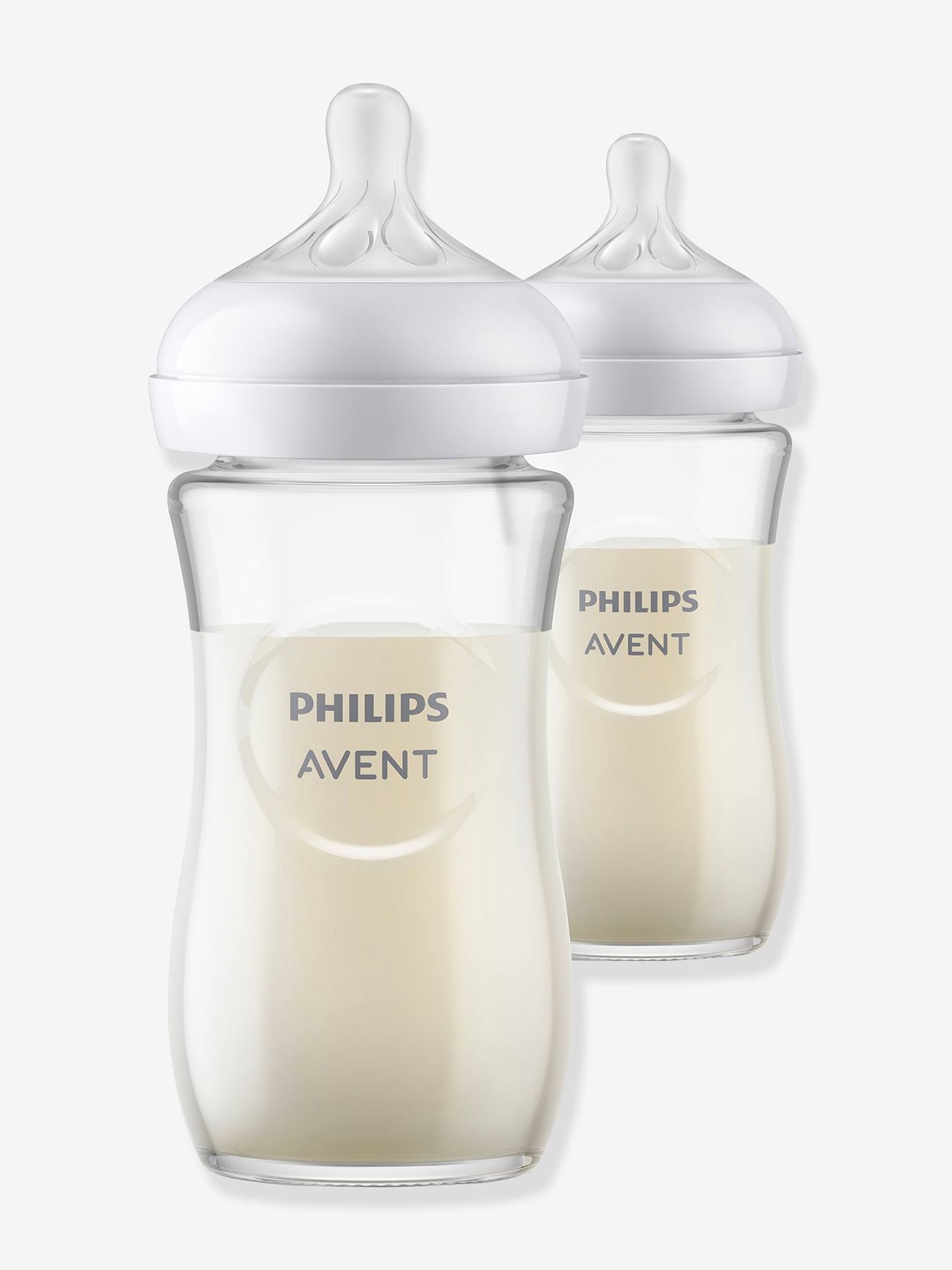 Philips Avent - Lot de 2 biberons Natural Response, 125 ml, dès la naissance