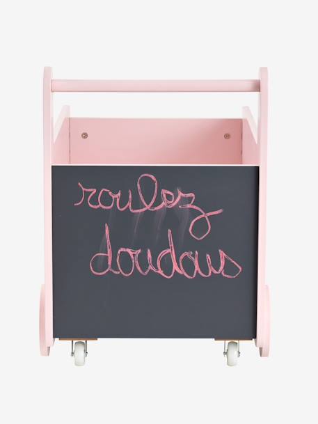 Coffre de rangement à roulettes Rose/étoile - vertbaudet enfant 