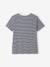 T-shirt brodé de grossesse et d'allaitement en coton Rayé marine+Rayé rouge+vert - vertbaudet enfant 
