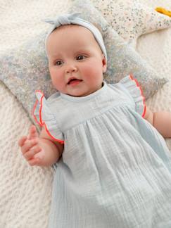 Bébé-Robe, jupe-Robe bébé et son bandeau noeud