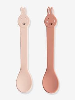 Puériculture-Lot de 2 cuillères 1er âge TRIXIE Animal en silicone