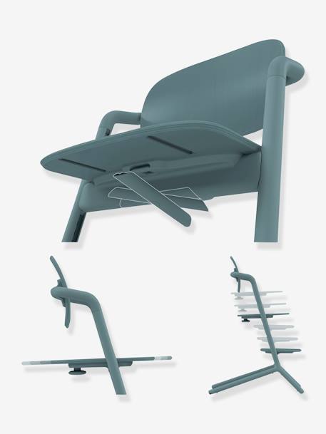 Set 4-en-1 chaise haute évolutive avec transat Cybex Lemo 2 bleu+gris+Sand white - vertbaudet enfant 