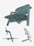 Set 4-en-1 chaise haute évolutive avec transat Cybex Lemo 2 bleu+gris+Sand white - vertbaudet enfant 