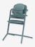 Set 4-en-1 chaise haute évolutive avec transat Cybex Lemo 2 bleu+gris+Sand white - vertbaudet enfant 