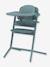 Set 4-en-1 chaise haute évolutive avec transat Cybex Lemo 2 bleu+gris+Sand white - vertbaudet enfant 