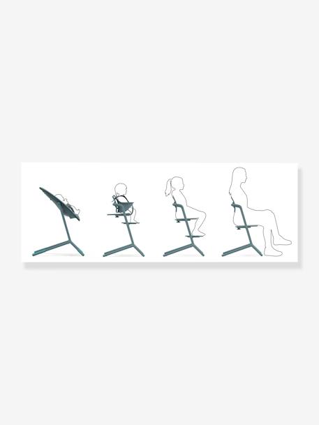 Set 4-en-1 chaise haute évolutive avec transat Cybex Lemo 2 bleu+gris+Sand white - vertbaudet enfant 