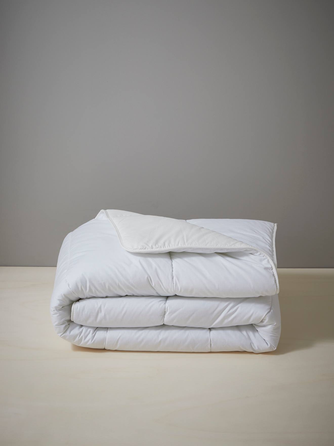 Pack couette légère + oreiller en coton bio* - blanc, Chambre et