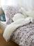 Parure housse de couette + taie d'oreiller enfant NORTH FOLK blanc imprimé - vertbaudet enfant 
