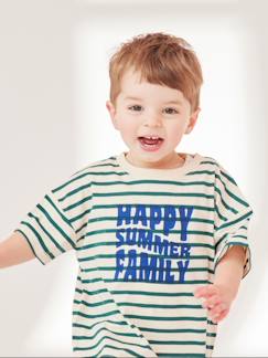 Baby-T-shirt, coltrui-Baby capsule t-shirt zeemansfamilie