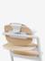 Set 4-en-1 chaise haute évolutive avec transat Cybex Lemo 2 bleu+gris+Sand white - vertbaudet enfant 