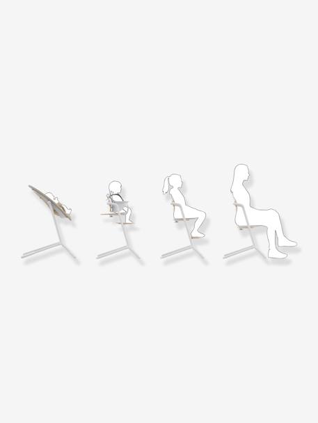 Set 4-en-1 chaise haute évolutive avec transat Cybex Lemo 2 bleu+gris+Sand white - vertbaudet enfant 