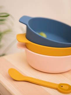 -Lot de 2 cuillères 1er âge Animal en silicone