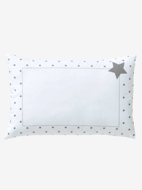 Taie D Oreiller Bebe Pluie D Etoiles Oeko Tex Blanc Etoiles Linge De Maison Et Decoration