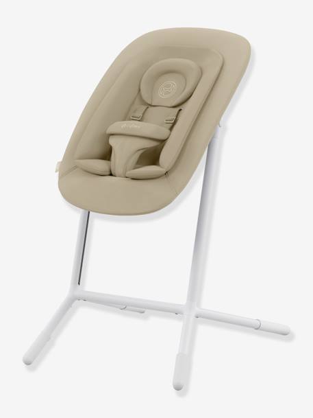 Set 4-en-1 chaise haute évolutive avec transat Cybex Lemo 2 bleu+gris+Sand white - vertbaudet enfant 