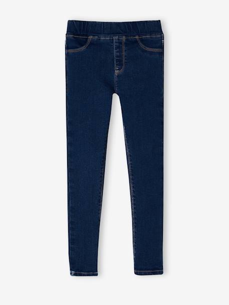 Pantalon slim avec taille ajustable fille rose | - GÉMO