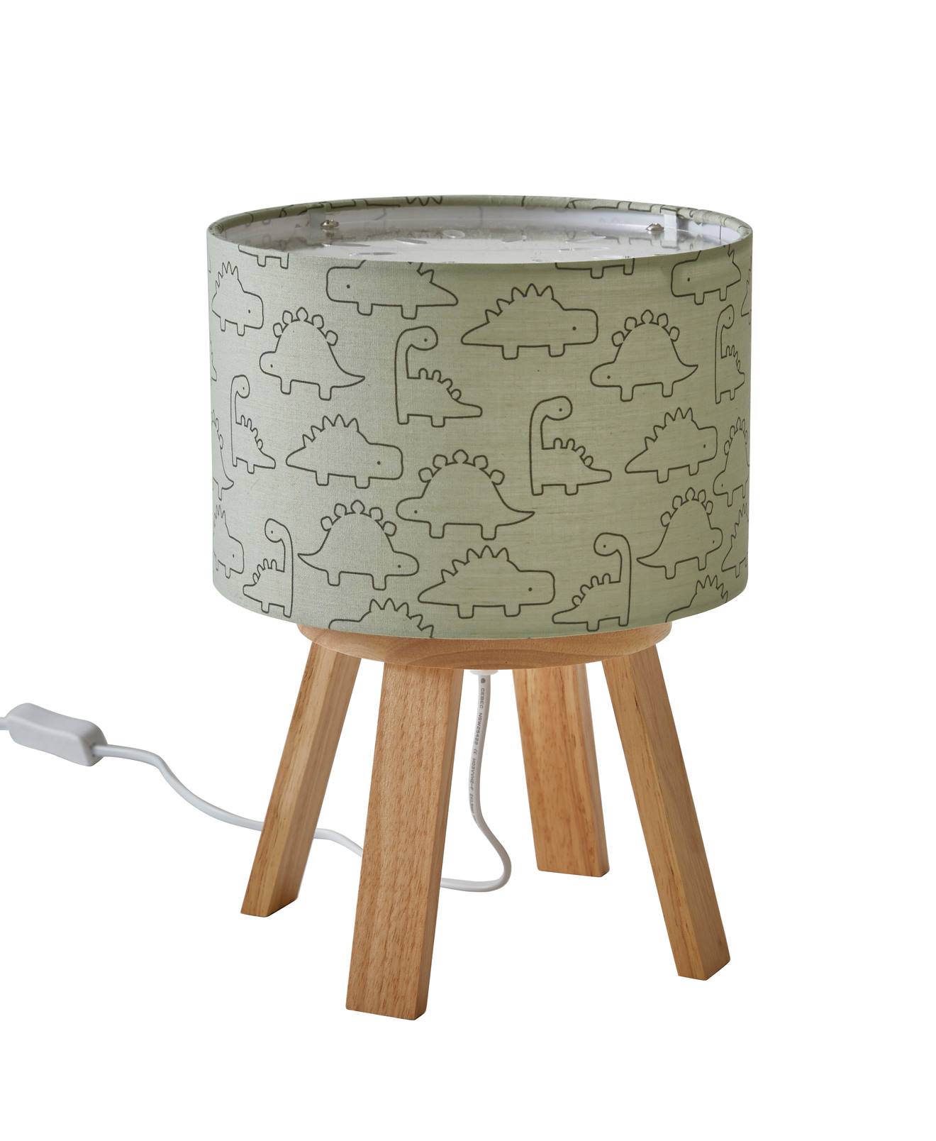 Vertbaudet Houten Nachtlampje Kleine Dino Kaki