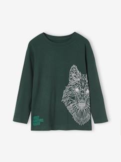 Garçon-T-shirt, polo, sous-pull-Tee-shirt motif animal garçon en coton recyclé