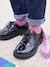 Derbies vernies semelle crantée enfant noir - vertbaudet enfant 