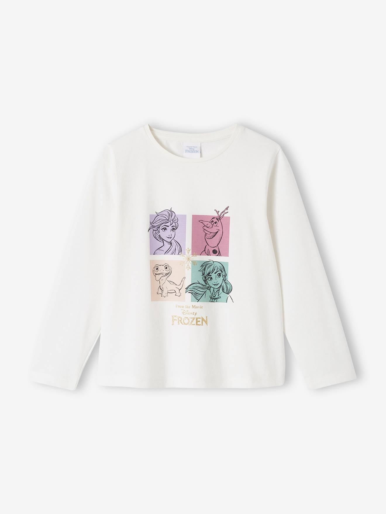 Meisjesshirt Met Lange Mouwen Disney® Frozen 2 Ecru