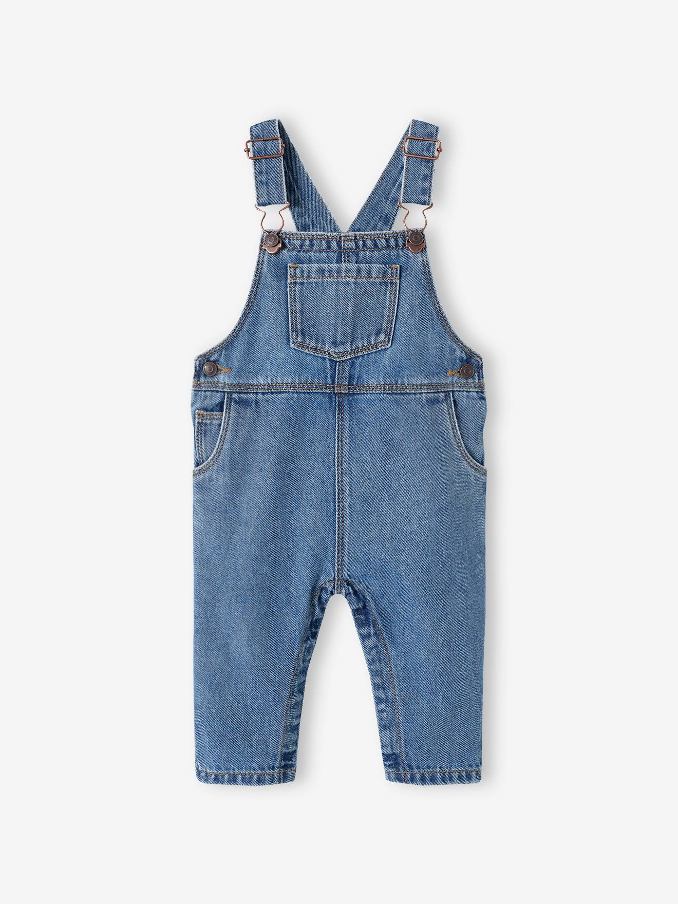 Vertbaudet Babytuinbroek Van Denim Stone