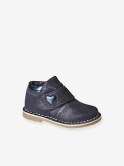 Schoenen-Baby schoenen 17-26-Loopt meisje 19-26-Iriserend leren babylaarsjes