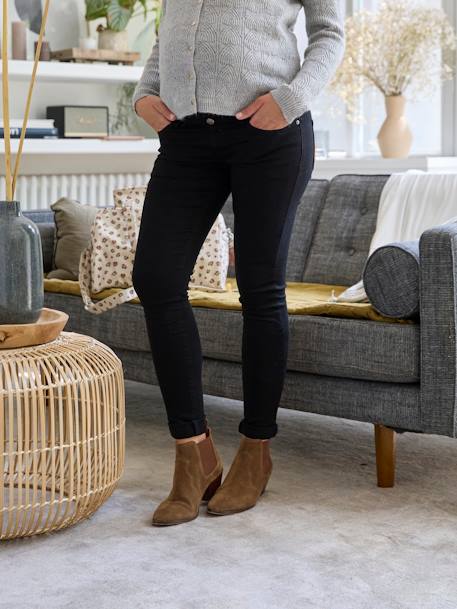 Jean de grossesse skinny denim brut+noir+stone - vertbaudet enfant 