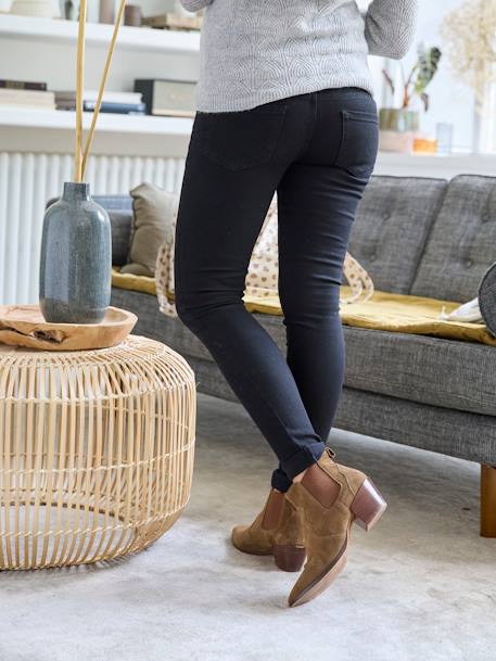 Jean de grossesse skinny denim brut+noir+stone - vertbaudet enfant 