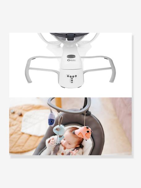 Balancelle bébé motorisée Crème avec télécommande - Babymoov