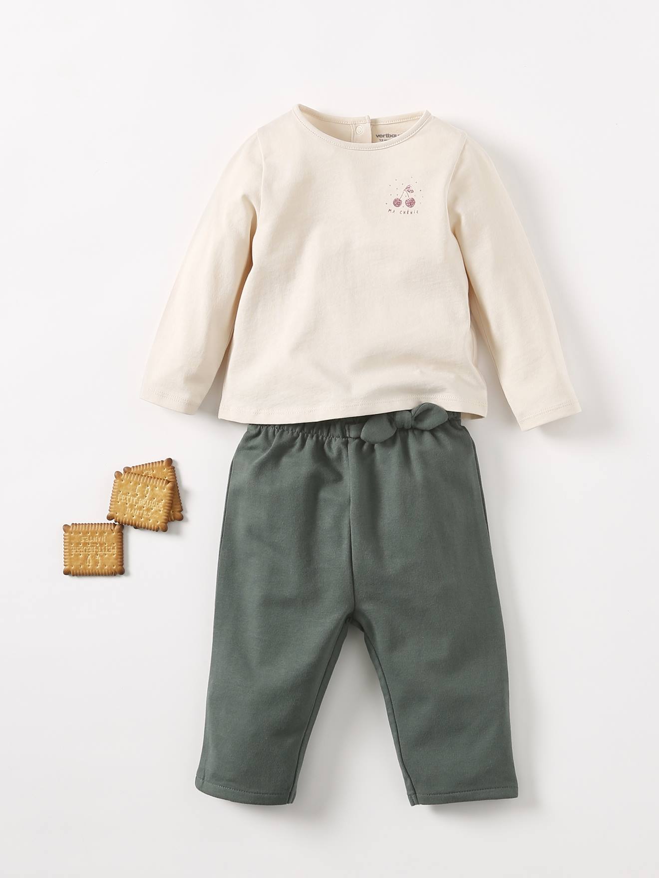 VERTBAUDET Pantalon Imprimé Molleton Bébé Bleu 12 Mois (74 Cm) - Confort Et Douceur
