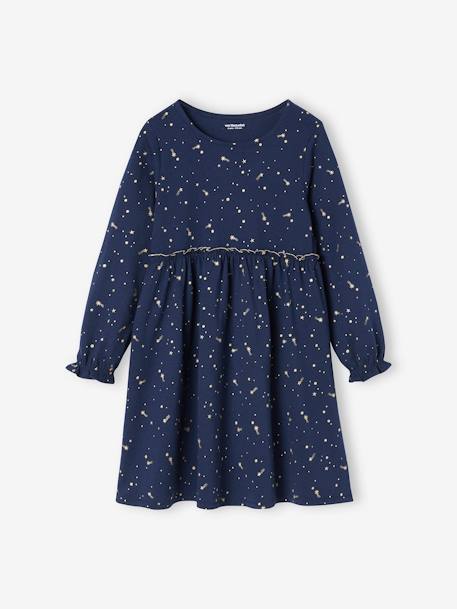 Robe de fête fille motifs étoiles irisés   - vertbaudet enfant
