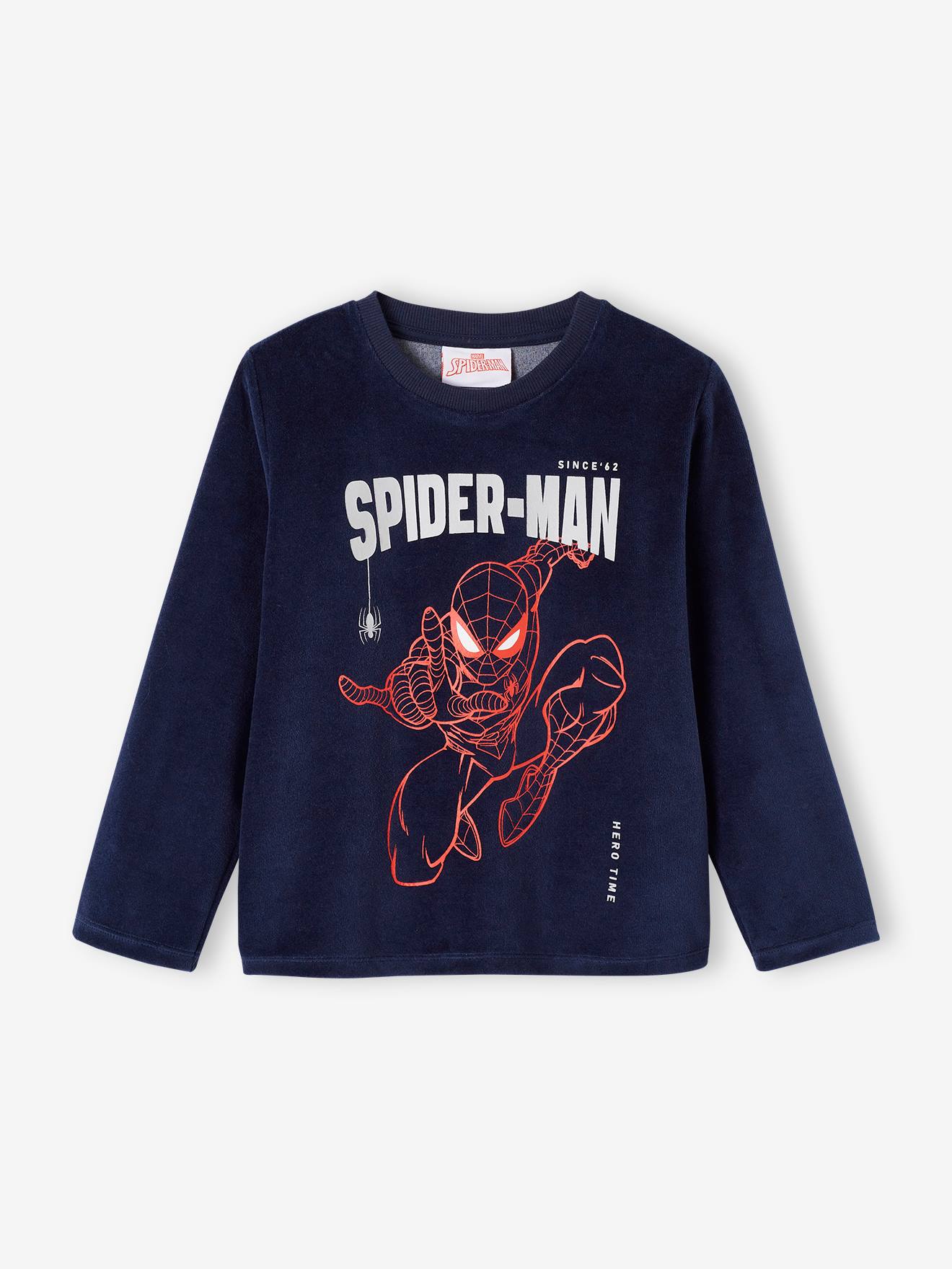 Pyjama pilou pilou au design de Spiderman pour garçon - Pyjama D'Or