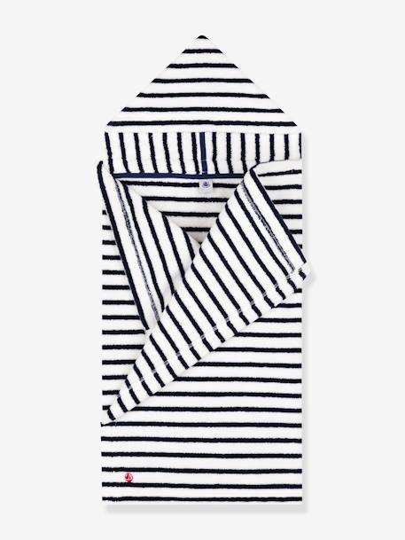 Bébé-Cape de bain en éponge Rayures PETIT BATEAU