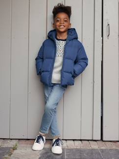 Pantalon en molleton effet denim  - vertbaudet enfant