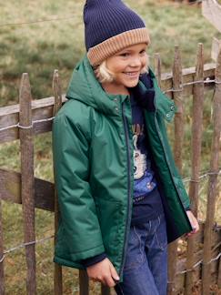 Garçon-Accessoires-Bonnet bicolore garçon en maille côtelée BASICS
