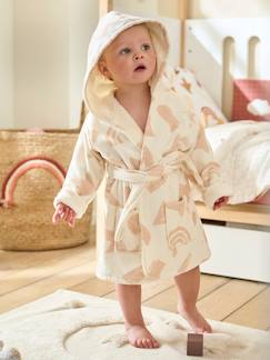 Linge de maison et décoration-Peignoir de bain bébé en coton bio* personnalisable HAPPY SKY