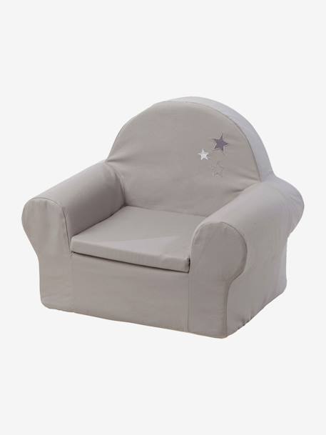 Fauteuil en mousse GRIS CLAIR - vertbaudet enfant 