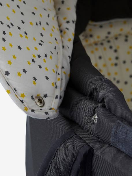 Couffin souple VERTBAUDET Anthracite/étoiles+GRIS (NOUVEAU) - vertbaudet enfant 